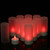 Colourful LED Candle Light Rechargeable Simulation Flameless Tea Candle Lights With Frosted Cup for Home Xmas Wedding Dinner Decor