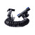 Handheld Toilet Bidet Sprayer Set Professional Stainless Steel Double Outlet Angle Valve Easy Installation Handheld Sprayer Kit for Bathroom