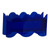 Flower Vase Modern Acrylic Decorative Unique Wavy Shape Vase for Bedroom Living Room Table Blue