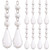 DIY Transparent Acrylic Ball Bead Hanging Pendant Decoration Ornament Accessory (F)