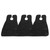 3PCS Waterproof Men Beard Catcher Beard Cutting Shaving Cape Apron Home Hair Styling ToolBlack