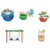 Summer Tiered Tray Decor Set Farmhouse Wood Tiered Tray Decor Items Summer Theme Mini Wooden Signs Home Kitchen Decorations