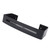 Wall Mount Bathroom Shelf Shower Bath Rack Single Layer Space Aluminum Bathroom Floating Wall Shelves with Hooks Black