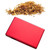 Women Slim Cigarette Case Aluminum Alloy Cigarette Protection Holder Box for 20 Packs Capacity Red