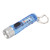 Keychain Flashlight Long Range Super Bright LED Flashlight USB Rechargeable Mini Flashlight for Outdoor M300 Non Fluorescent Blue