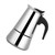 Portable Stainless Steel Coffee Pot Moka Espresso Maker Mocha Pot (100ml)