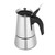 Portable Stainless Steel Coffee Pot Moka Espresso Maker Mocha Pot (100ml)