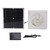 Solar Fan 12W 12V DC Monocrystalline Solar Panel Powered Exhaust Fan for Outdoor Greenhouse