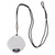 Mini Wearable Air Purifier Smoke Odor Removal Portable Negative Ion Air Purifier Necklace for Car Travel White