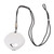Mini Wearable Air Purifier Smoke Odor Removal Portable Negative Ion Air Purifier Necklace for Car Travel White