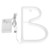 Unique English Letter B Shape LED Decorative Light for Wedding Party Home Decoration