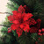 10PCS Christmas Glitter Poinsettia Flowers Christmas Decoration Reusable Artificial Flowers