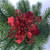 10PCS Christmas Glitter Poinsettia Flowers Christmas Decoration Reusable Artificial Flowers