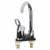 G1/2 Bathroom Basin Faucet Hot and Cold Water Mixer Dual‑Hole Water Tap for Kitchen Home