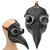 Halloween Cosplay Beak Masks Props Bird Mouth Party Costume Face Cover Decoration Toy(BlackSilver )