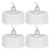 12Pcs LED Warm White Candle Light Smart Timing Electronic Candle Lamp Builtin Button Battery