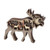 3D Forest Animal Wood Crafts Multi Layer Carving Luminous Decoration with LED Light StringDeer