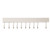 Wall Mounted Kitchen Hook Rack Space Aluminum Kitchen Utensils Hanger Punch Free Spoon Shovel Chopping Board Storage Rack White 10 Hooks 50cm