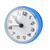 Waterproof Suction Wall Window Mirror Bath Shower Clock Bathroom Accessories Blue