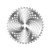 Cutting Saw Blade 40 Teeth Replacement Alloy Circular Mower Saw Blade with Holes for Grass Crop 2pcs