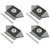 4PCS Non Woven Fabric Dust Bag Washable Garbage Bag for 10x11cm Card Slot Household Vacuum Cleaner