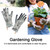 A Pair of Woman Long Anti slip Waterproof Puncture proof Glove Gardening(Blue, L)