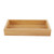 Japanese Style Rectangular Fruit Tea Food Serving Tray for Restaurant Home (19.2*10.2*3cm)