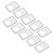 10PCS Coin Holder Transparent Design Wear Resistant Environmental Coin Protective Box for Coin Collection
