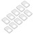 10PCS Coin Holder Transparent Design Wear Resistant Environmental Coin Protective Box for Coin Collection