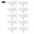 10Pcs Artificial Orchid Fake Flowers Simulate Floral for Wedding Bridal Wreath Decor Milk White