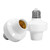 A C90-250V Wirelessly BT Connected Intelligent Light Bulbs E27 Base Socket Holder Supported Phones App Control/ Timing Times Delay Function/ Voice Control/ Sharing/ Replacement for Android&IOS System for Home Bedroom Living Room Cafe Shop Daily Use