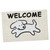Door Mat Cute Cartoon Dog Pattern Anti Slip Mud Scraping Welcome Rug Front Door Rug Home Decoration Beige 40 X 60cm