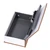 Book Shaped Steel Safe Classic Secret Book Safe Lock Password Type Household Storage BoxBrown