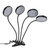 60W 4 Head LED Plant Growing Lights USB Power Supply Clip On Grow Lamp with 5 Dimmable Light Modes for Indoor Plants
