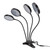 60W 4 Head LED Plant Growing Lights USB Power Supply Clip On Grow Lamp with 5 Dimmable Light Modes for Indoor Plants