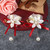 Simulation Corsage Bride Bridegroom Artificial Chest Flower Decor Wedding Accessories2Pcs Corsage without Name Ribbon