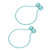 2Pcs Strong Magnetic Curtain Tiebacks Tie Backs Buckle Holder Holdbacks Window Decorative Accessories(BlueGreen )