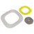 Silicone Pot Mat 3 In 1 Non slip Insulation High Temperature Resistant Detachable Pads