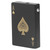 Poker Lighter Windproof UV Light Zinc Alloy Refillable Cigar Cigarette Lighter for Men Women Black Spade A