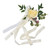 Wedding Chair Flower Nordic Style Simulation Wedding Chair Decoration for Photography Props Birthday Party Decor Yellow
