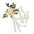 Wedding Chair Flower Nordic Style Simulation Wedding Chair Decoration for Photography Props Birthday Party Decor Yellow