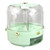 Rotatable Grains Storage Box 6 Grid 6KG 360 Degree Rotating Rice Dispenser for Rice Beans Grains Household Kitchen Green
