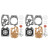 2 Sets Carburetor Diaphragm and Gasket Paper Iron Rubber Carburetor Repair Kit for Walbro 40 5 Chain Saw