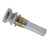 Faucet Sink Pop Up Drain Stopper Press Bounce Drain Electroplating Stainless Steel Wash Basin Drain with Strainer Basket for Home Without Hole