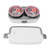 Electric Lunch Box 2 Compartment Fast Heating Stainless Steel Leak Proof Food Heater Warmer for Office Home