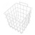 Freezer Wire Baskets Durable High Capacity Deep Refrigerator Organizer Basket for Kitchen Food Height 385mm
