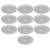 10Pcs Reusable 304 Stainless Steel Filter Mesh for 1000mm Coffee Press Pot Accessory150 Mesh