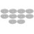 10Pcs Reusable 304 Stainless Steel Filter Mesh for 1000mm Coffee Press Pot Accessory150 Mesh