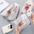 eva drawstring bag cartoon drawstring bag clothing shoe packaging bag cosmetic storage bag bear drawstring bag frosted white 20*30 bear