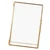 Brass Retro Glass Metal Desktop Photo Frame Bracket Copper Strip Metal Photo Frame（4*6inch ）